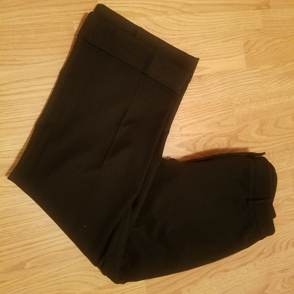EUC Cropped Black slacks